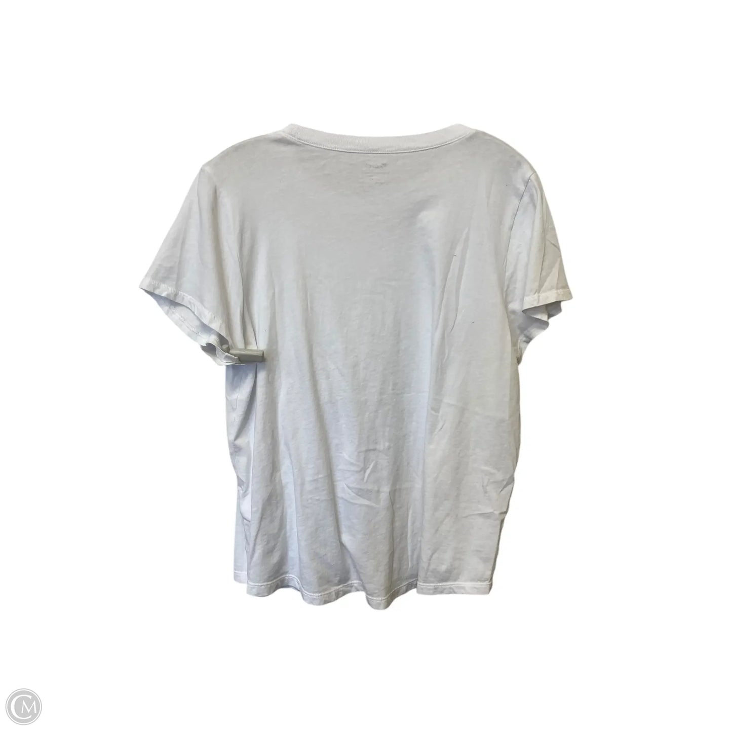 Top Short Sleeve By Madewell In White, Size: Xl