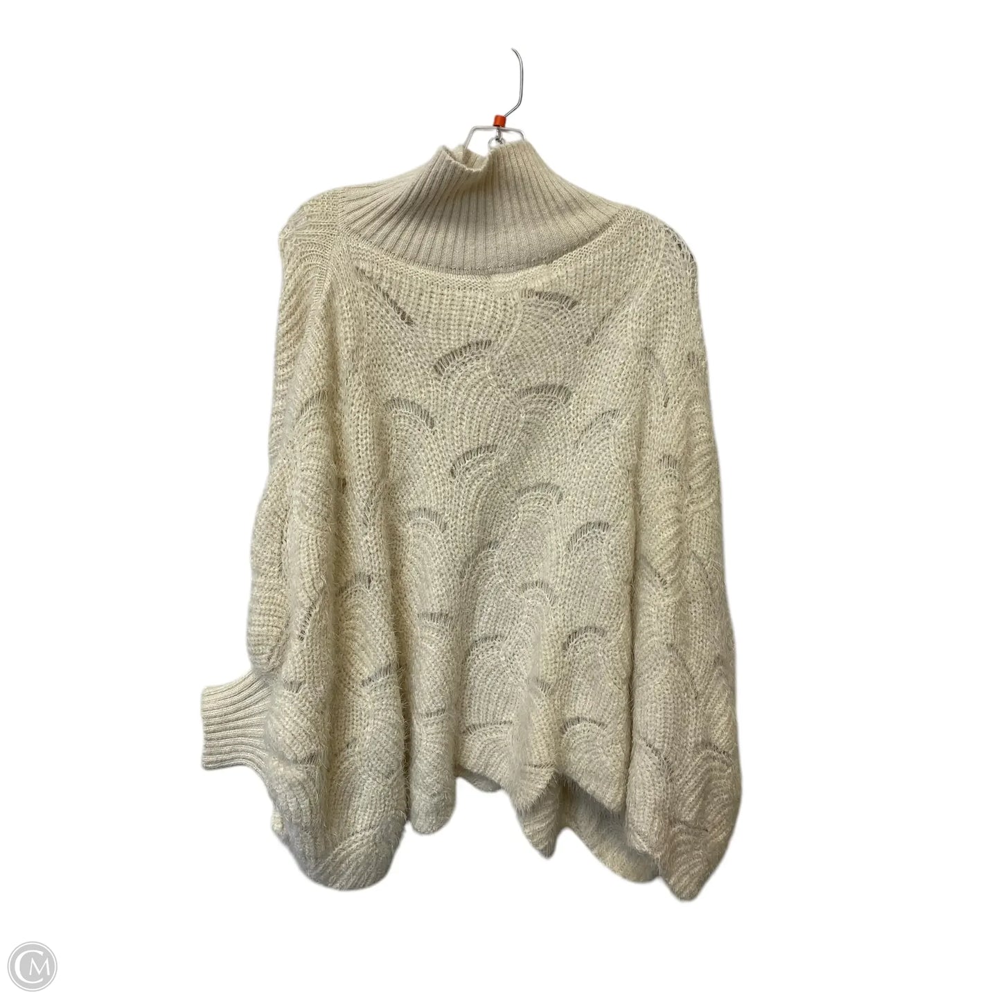 Sweater By Anthropologie In Beige, Size: Osfm