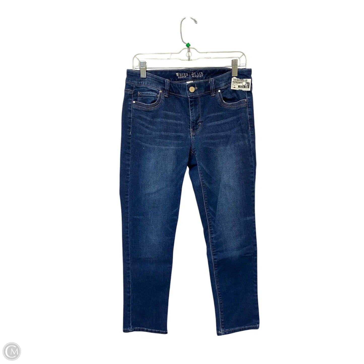 Jeans Straight By White House Black Market In Blue Denim, Size: 6