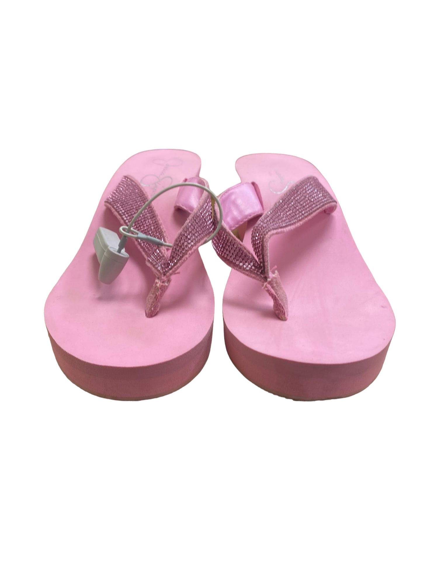 Pink Sandals Heels Platform Jessica Simpson, Size 6