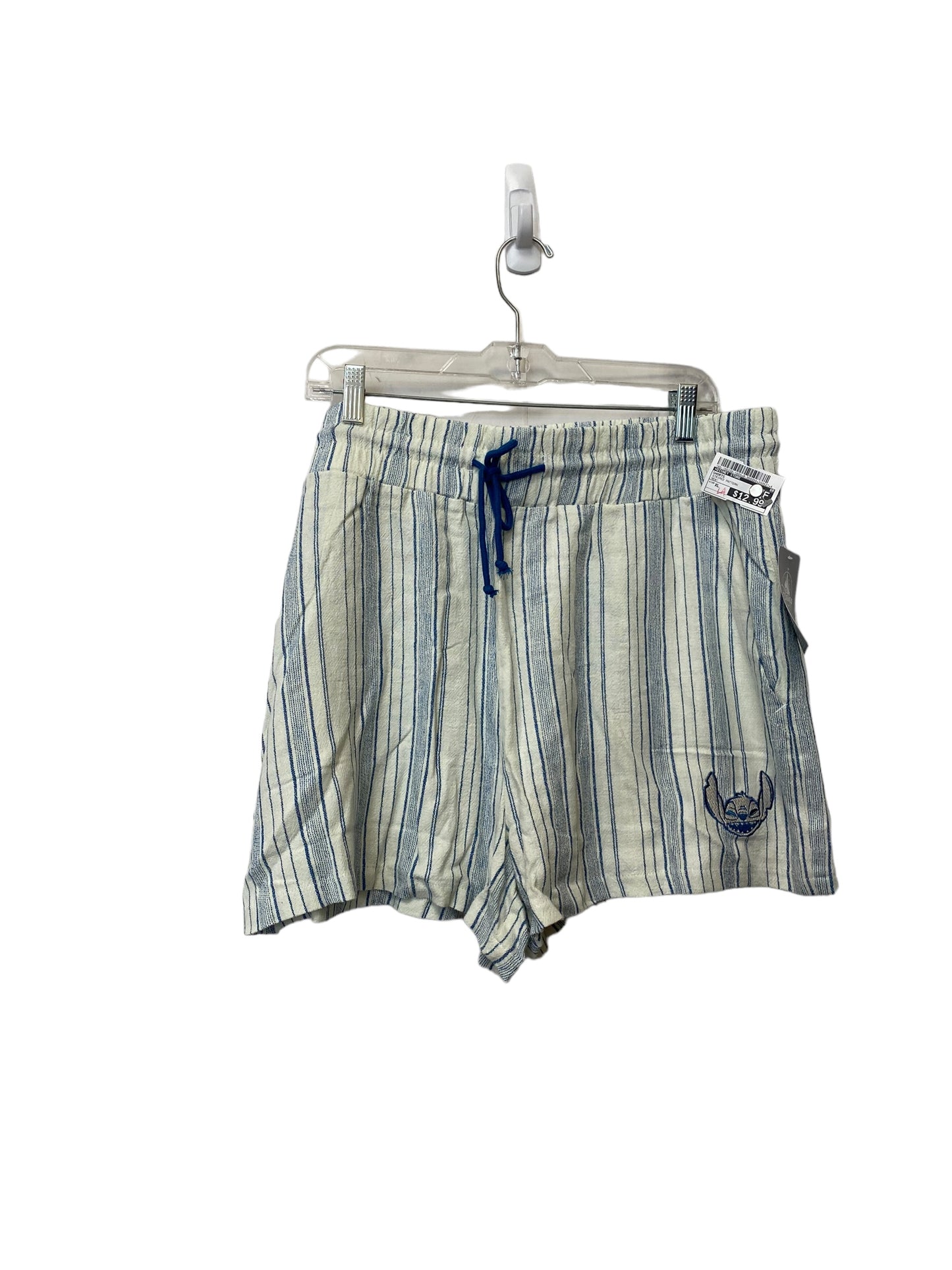 Striped Pattern Shorts Disney Store, Size Xl