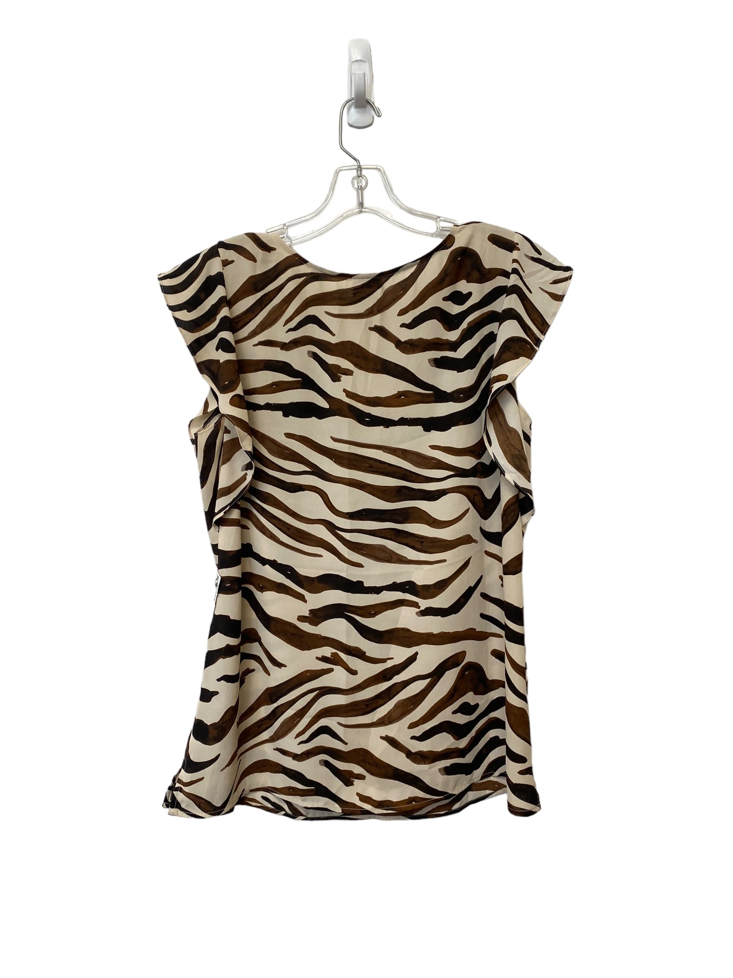 Animal Print Top Sleeveless Cabi, Size M