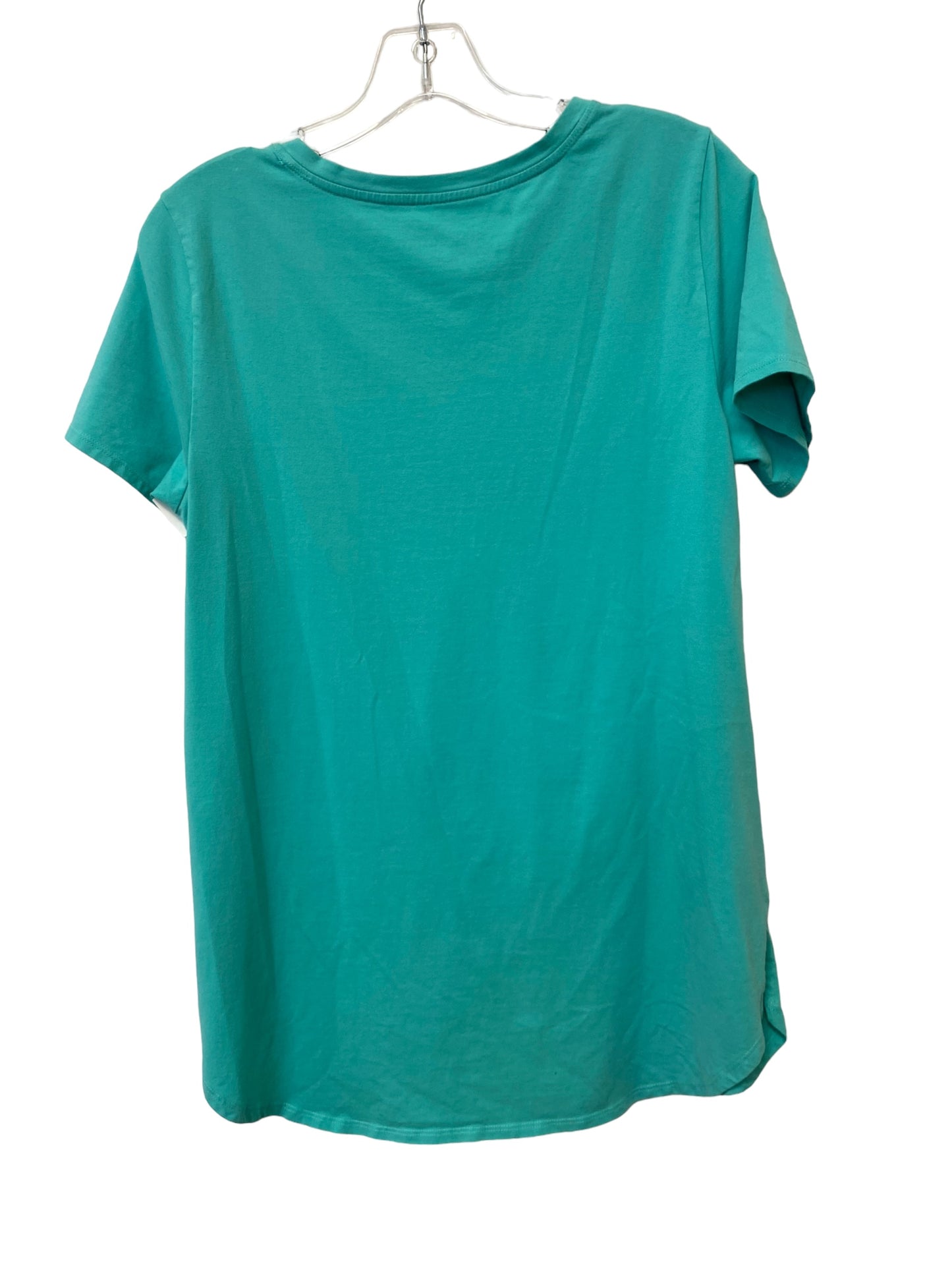 Aqua Top Short Sleeve Basic Soft Surroundings, Size S