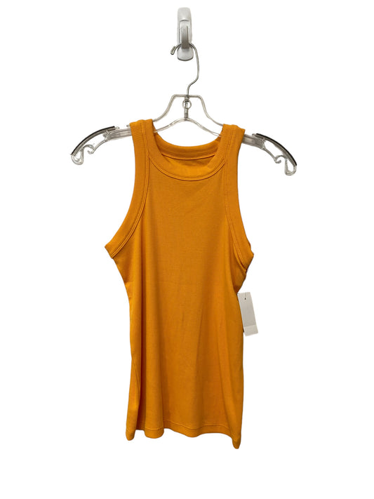 Yellow Top Sleeveless Loft, Size Xs