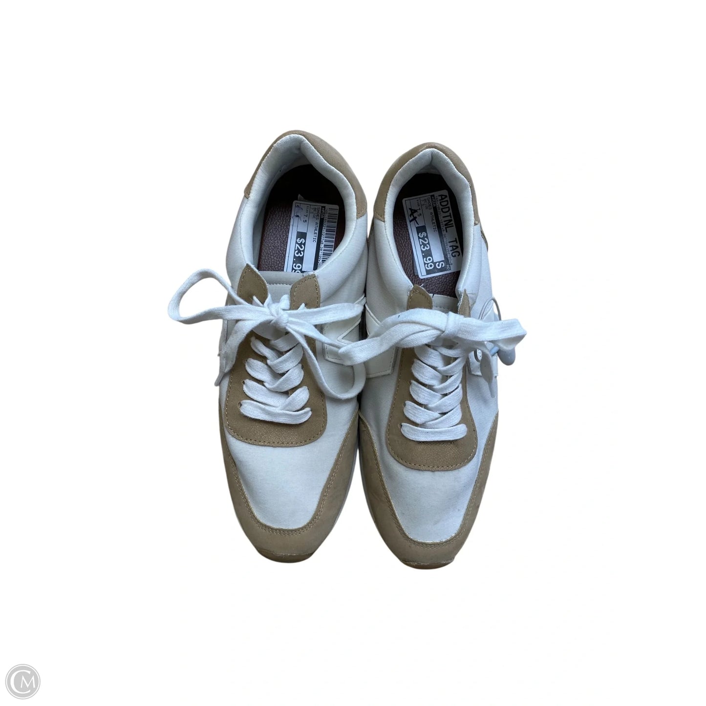 Shoes Athletic By Mia In Beige, Size: 7.5