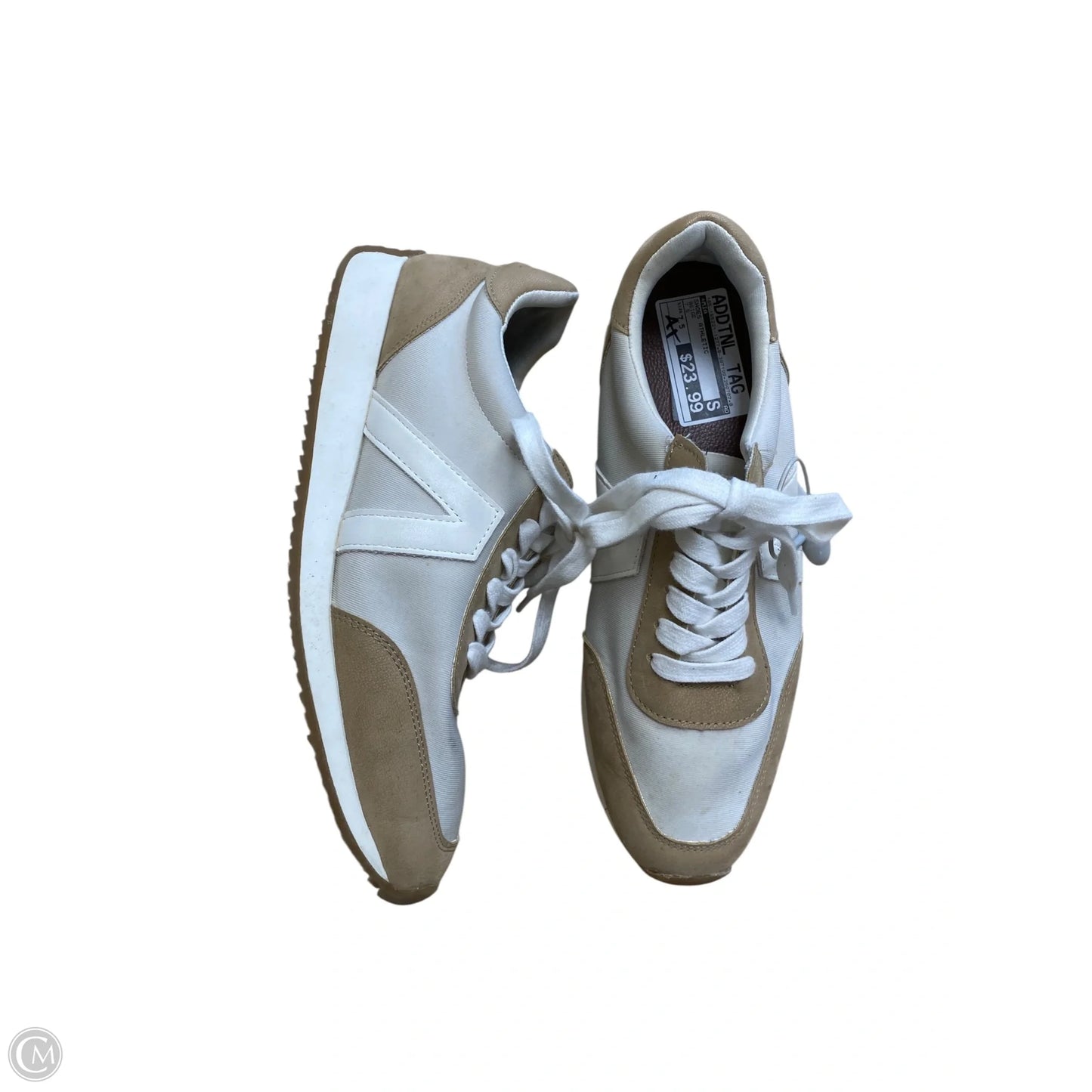 Shoes Athletic By Mia In Beige, Size: 7.5
