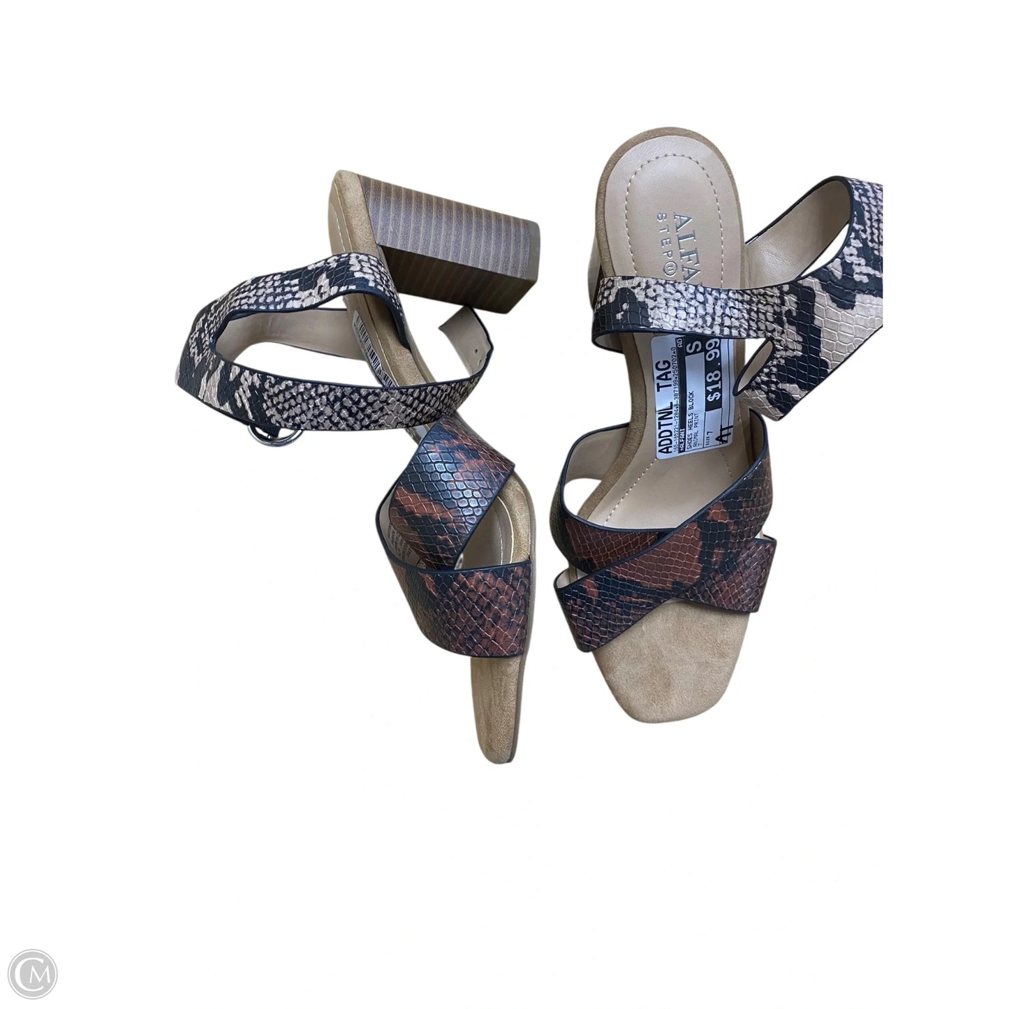 Shoes Heels Block By Alfani In Animal Print, Size: 7