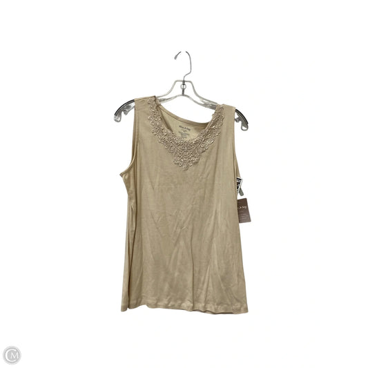 Top Sleeveless By White Stag In Cream, Size: Xxl