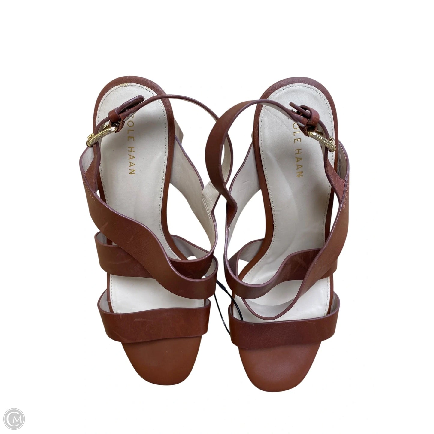 Shoes Heels Block By Cole-haan In Brown, Size: 8