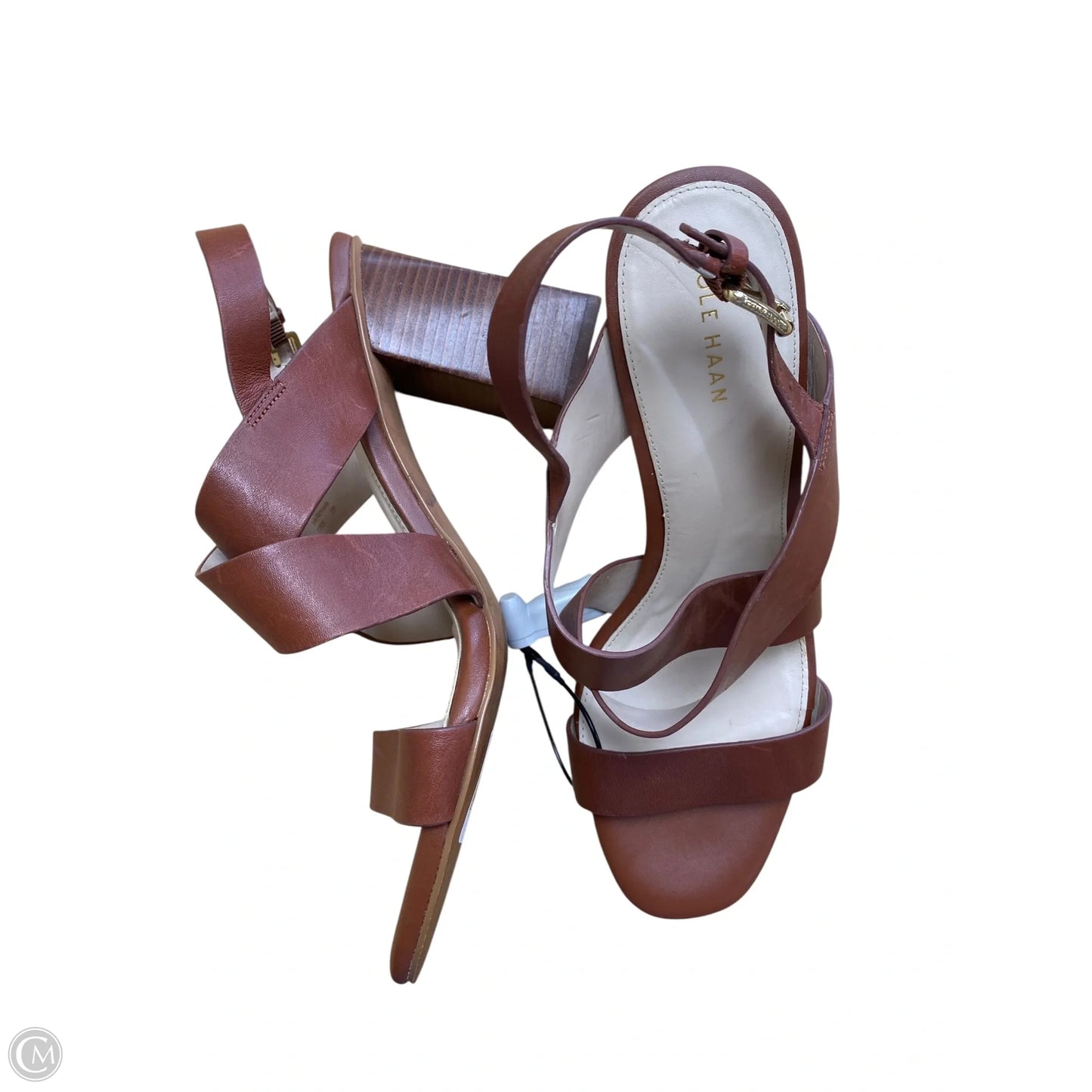 Shoes Heels Block By Cole-haan In Brown, Size: 8