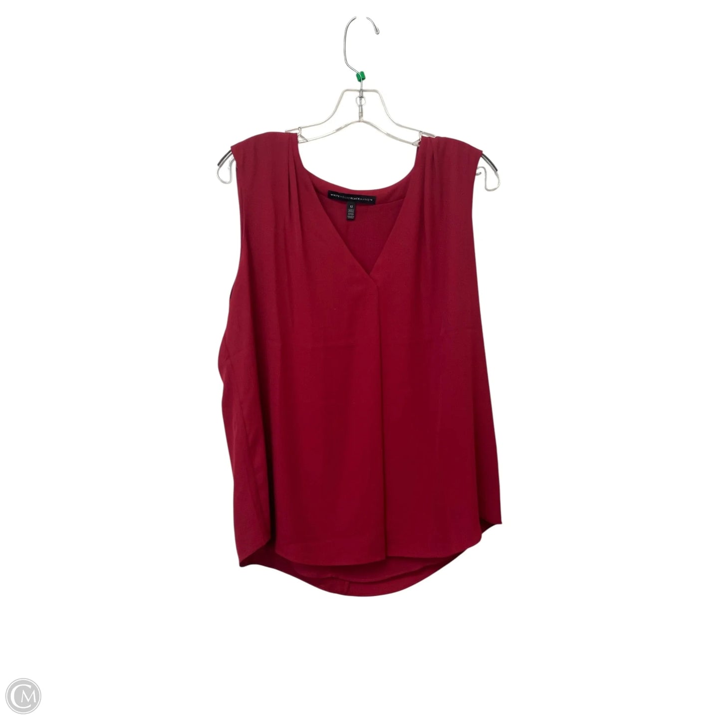 Top Sleeveless By White House Black Market In Red, Size: 12
