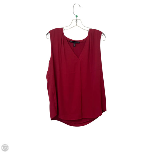 Top Sleeveless By White House Black Market In Red, Size: 12