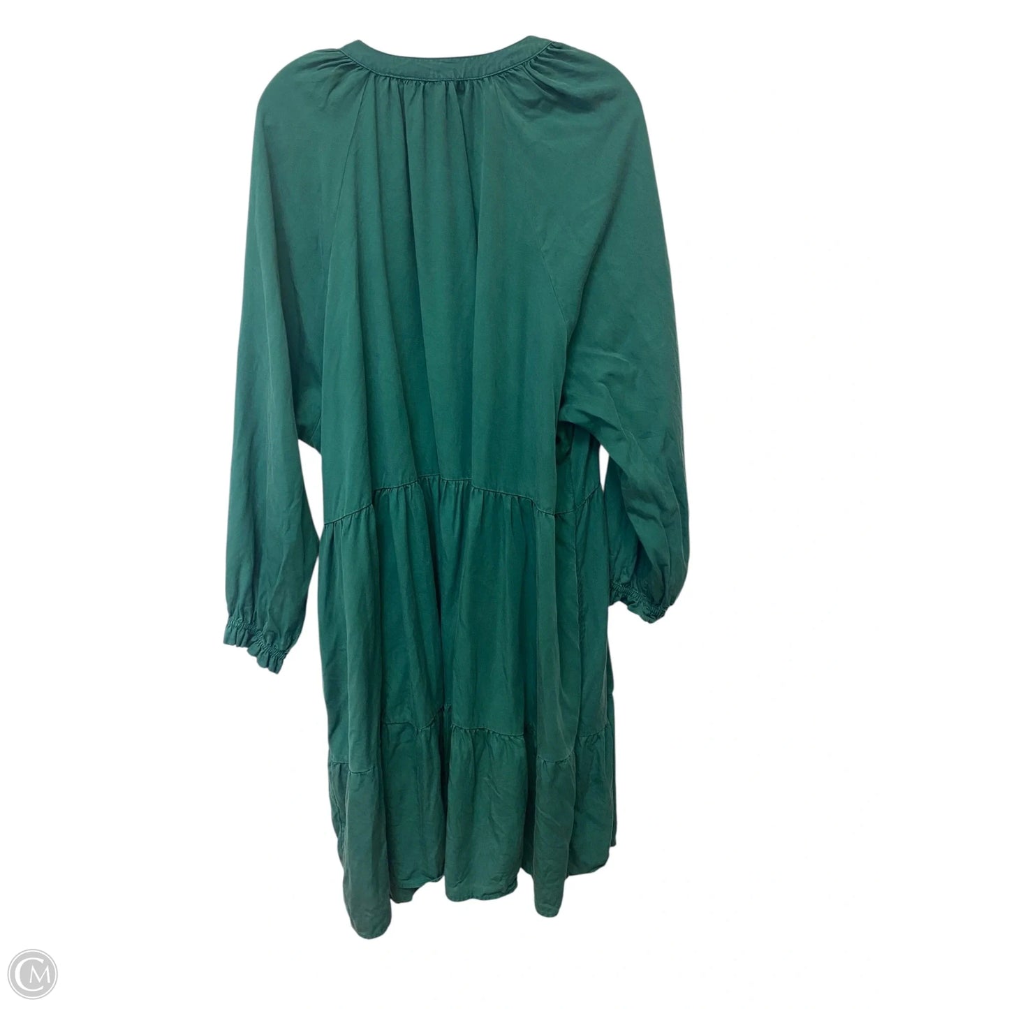 Dress Casual Midi By Terra & Sky In Green, Size: 3x