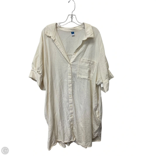 Dress Casual Short By Old Navy In Cream, Size: 4x