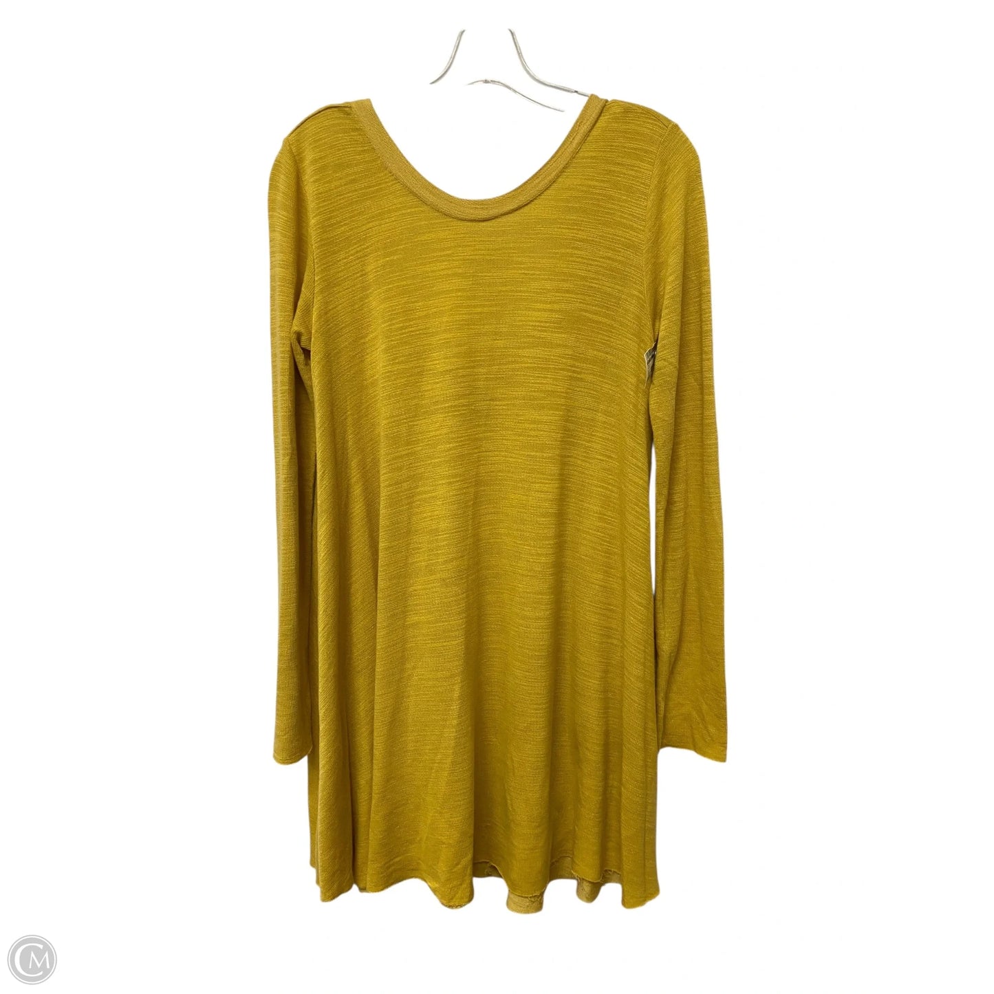 Top Long Sleeve By Free People In Yellow, Size: S