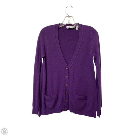 Cardigan By Autumn Cashmere In Purple, Size: S