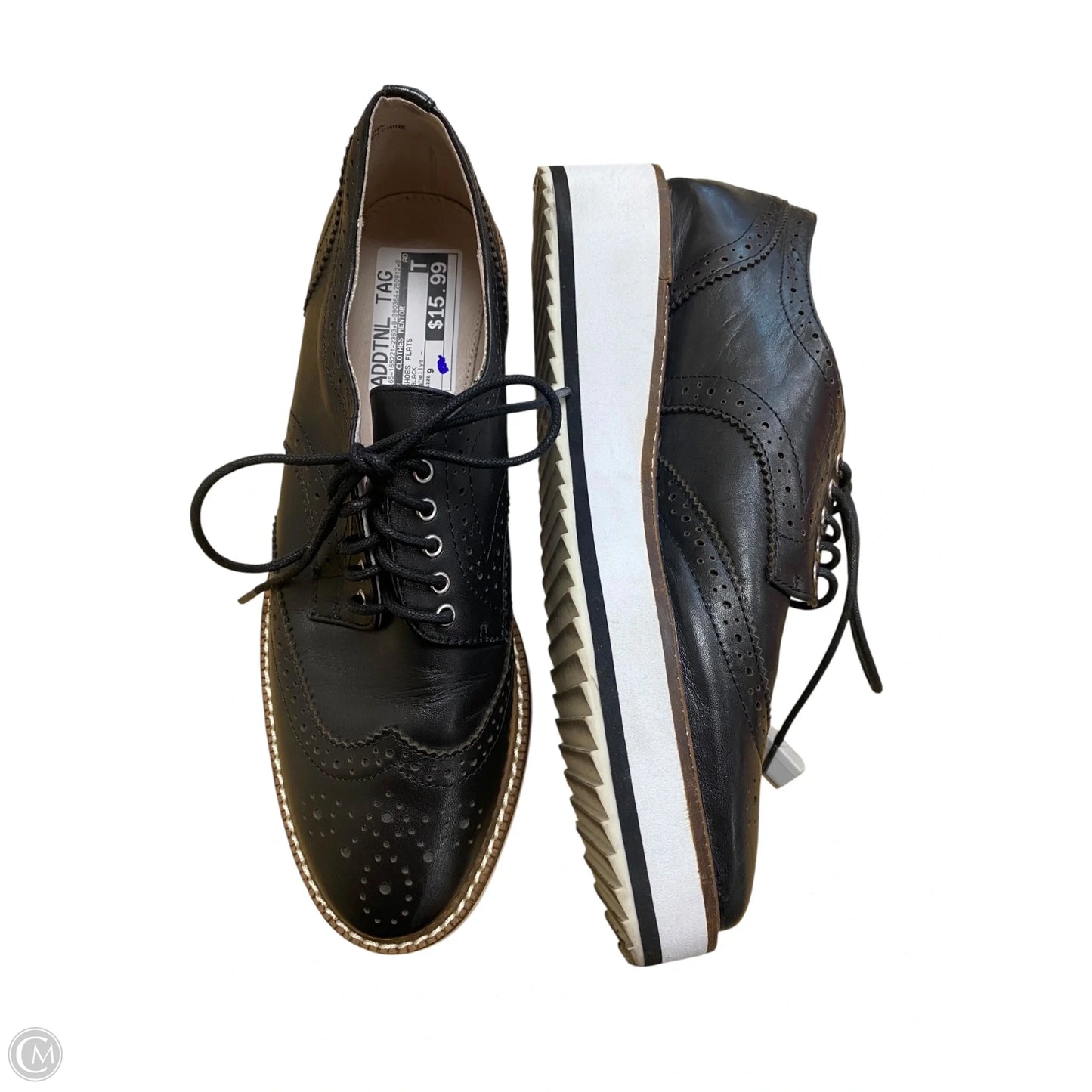 Shoes Flats By Clothes Mentor In Black, Size: 9