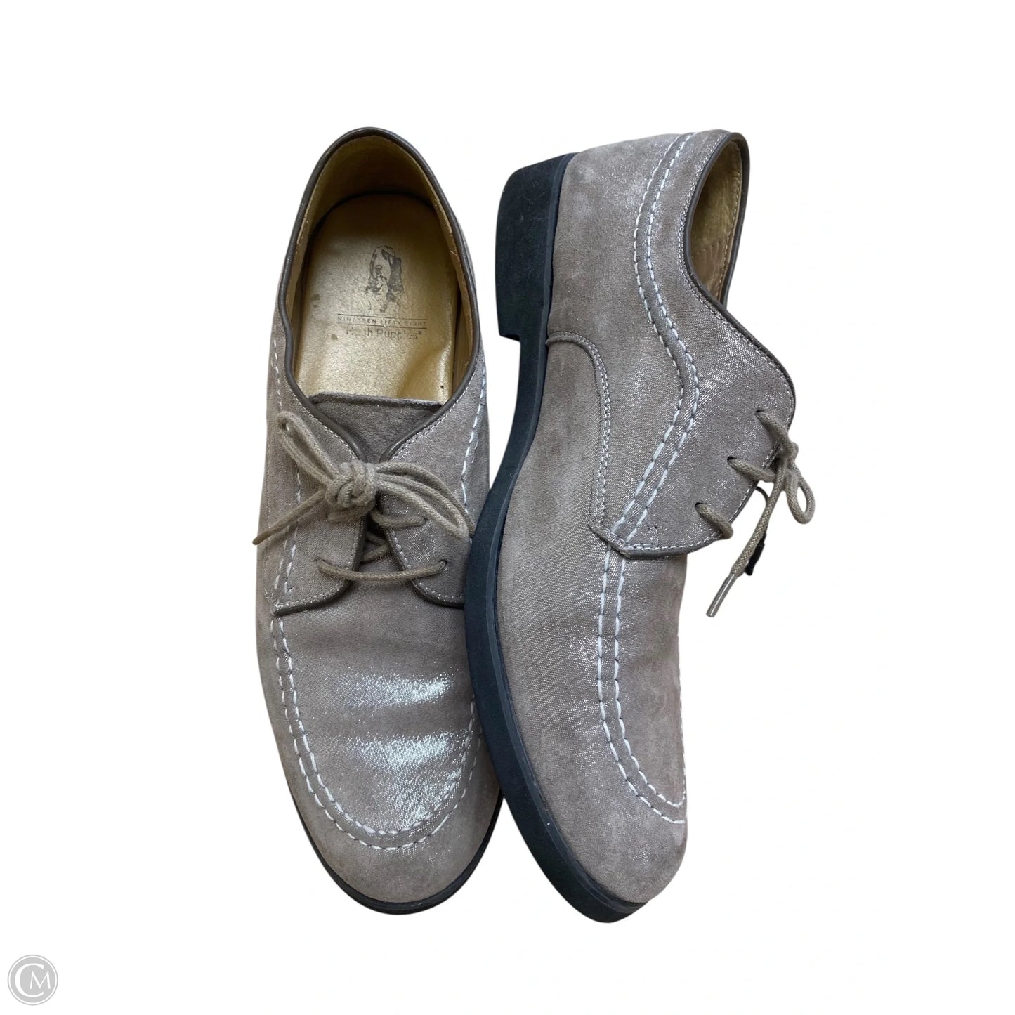 Shoes Flats By Hush Puppies In Grey, Size: 9.5