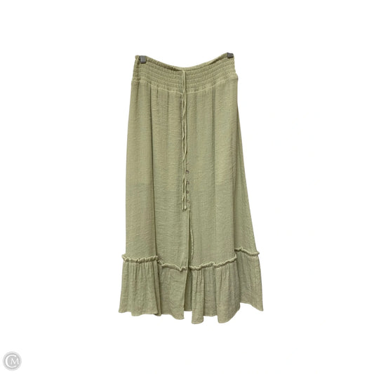 Skirt Maxi By Blu Pepper In Green, Size: S