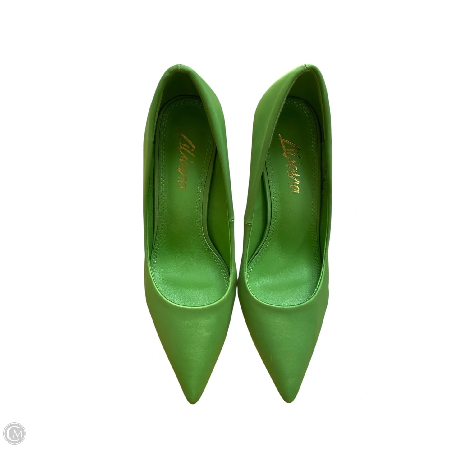 Shoes Heels Stiletto By Liliana In Green, Size: 11