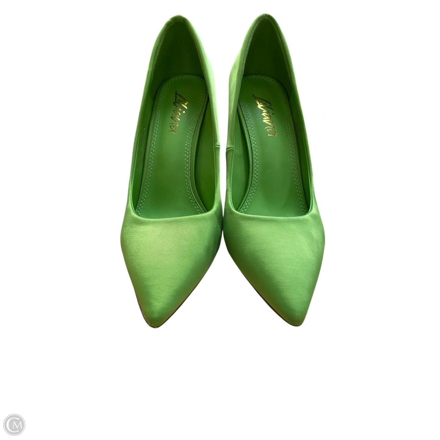 Shoes Heels Stiletto By Liliana In Green, Size: 11
