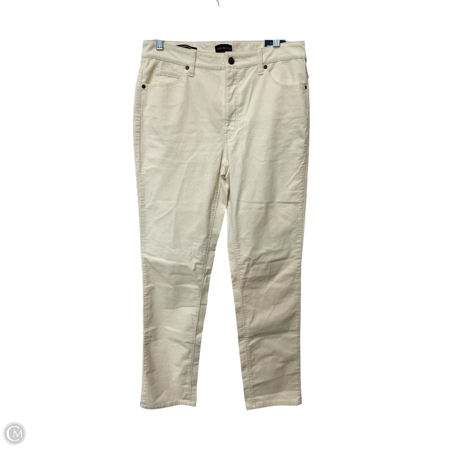 Pants Corduroy By Talbots In Cream, Size: 6