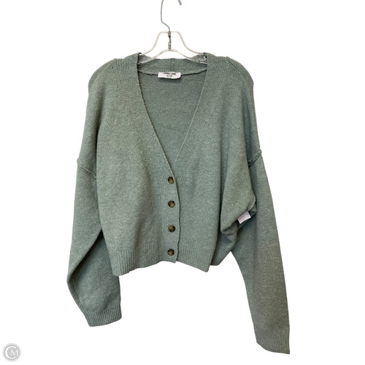 Cardigan By Double Zero In Ivory, Size: L