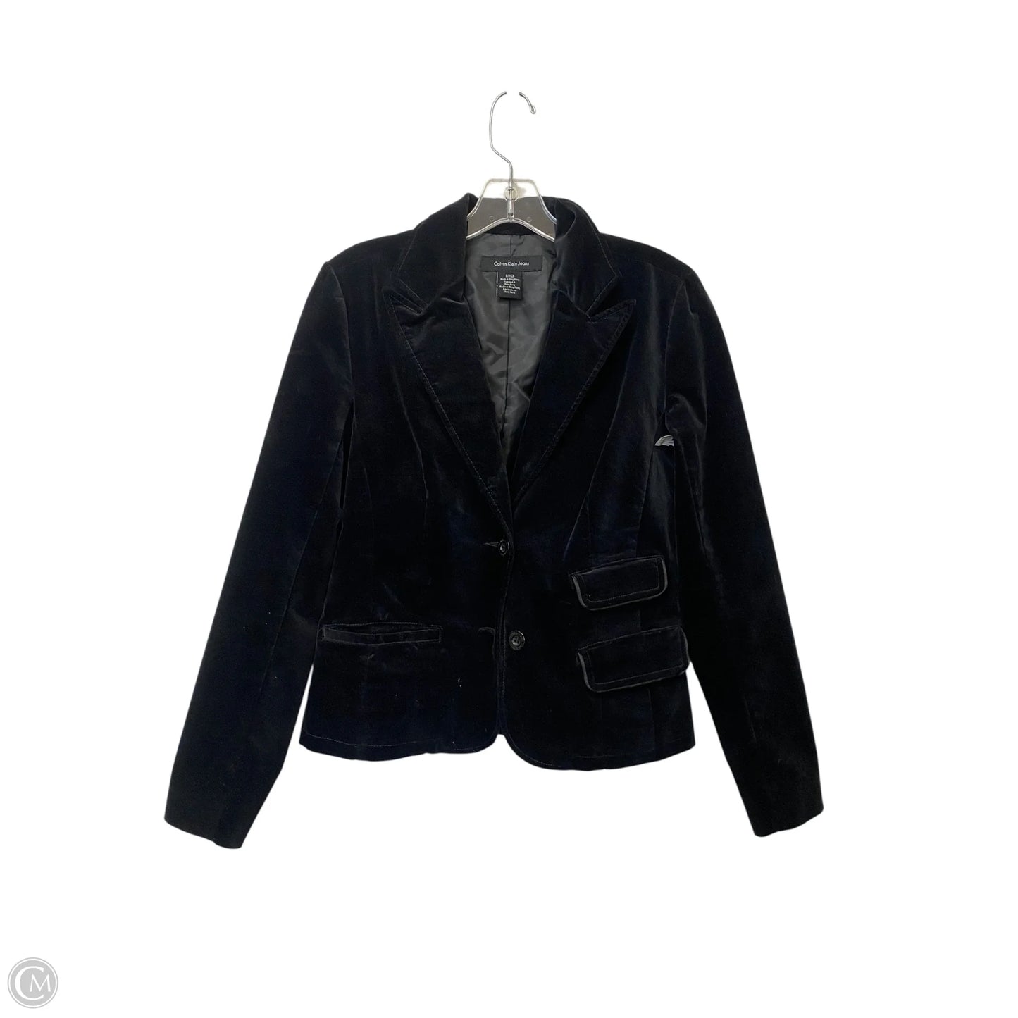 Blazer By Calvin Klein In Black, Size: S