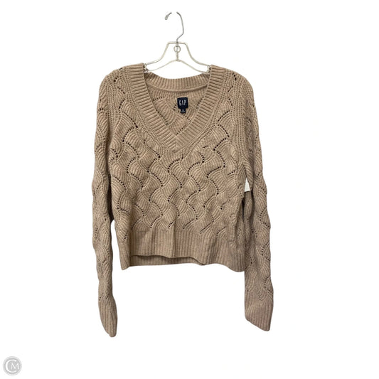 Sweater By Gap In Tan, Size: M