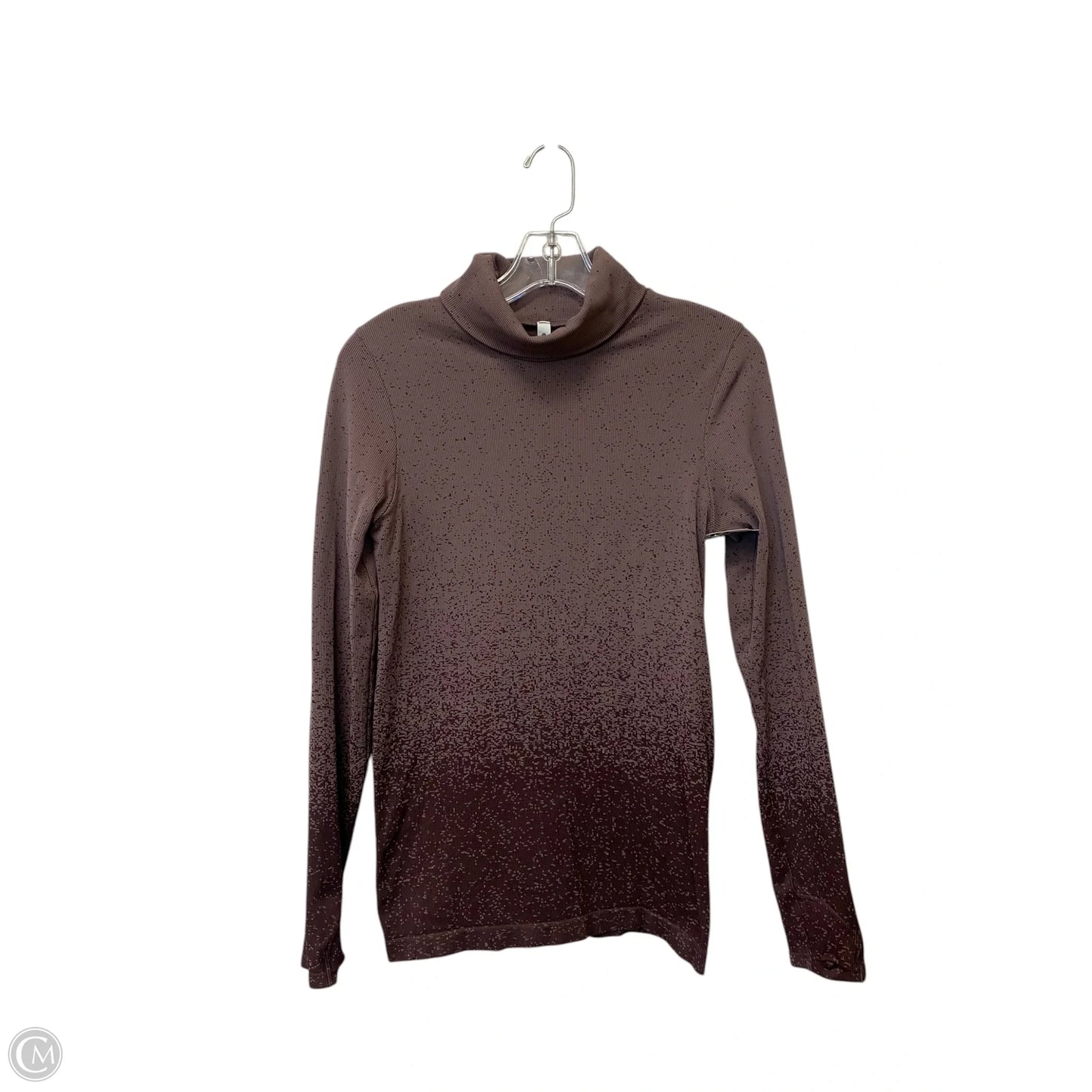 Athletic Top Long Sleeve Collar By Athleta In Purple, Size: S