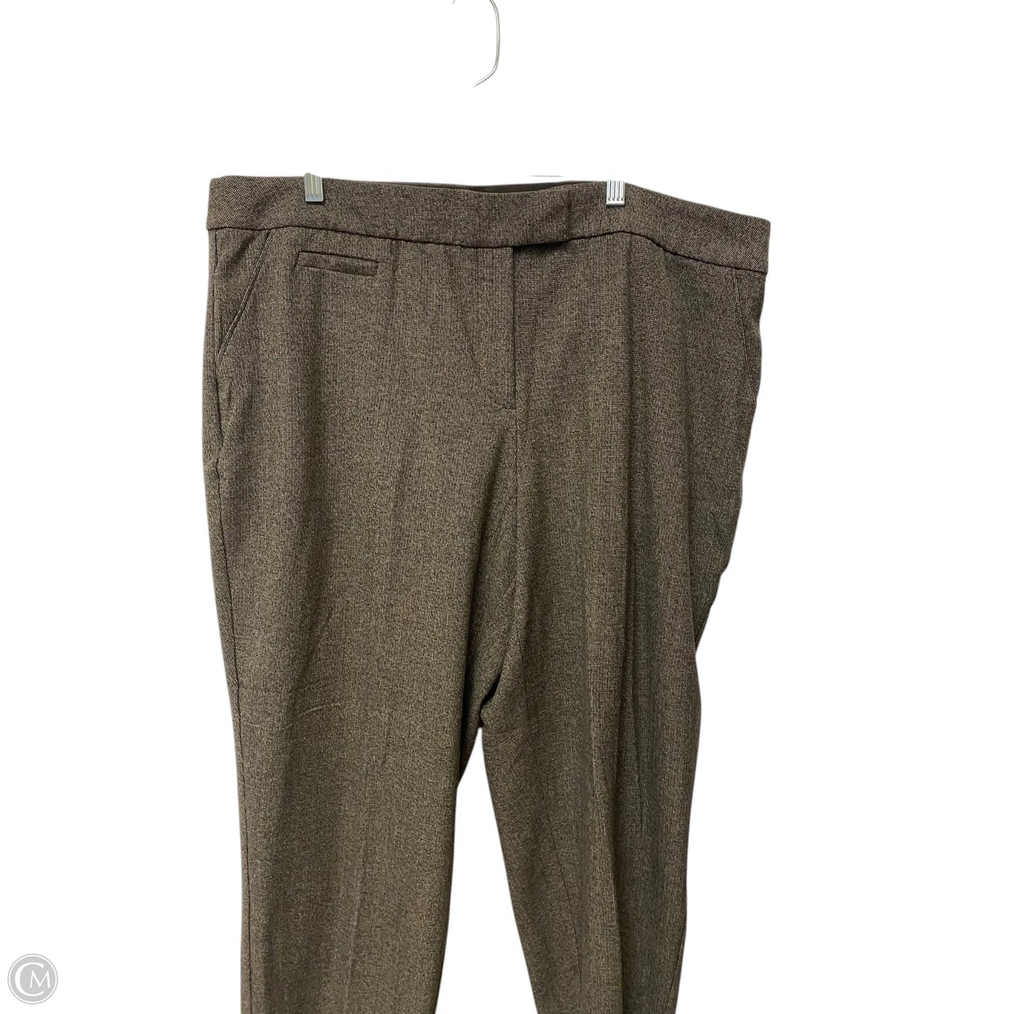 Pants Dress By Investments In Brown, Size: 20