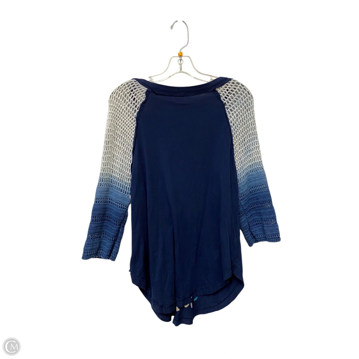 Top Long Sleeve By Free People In Blue, Size: Xs