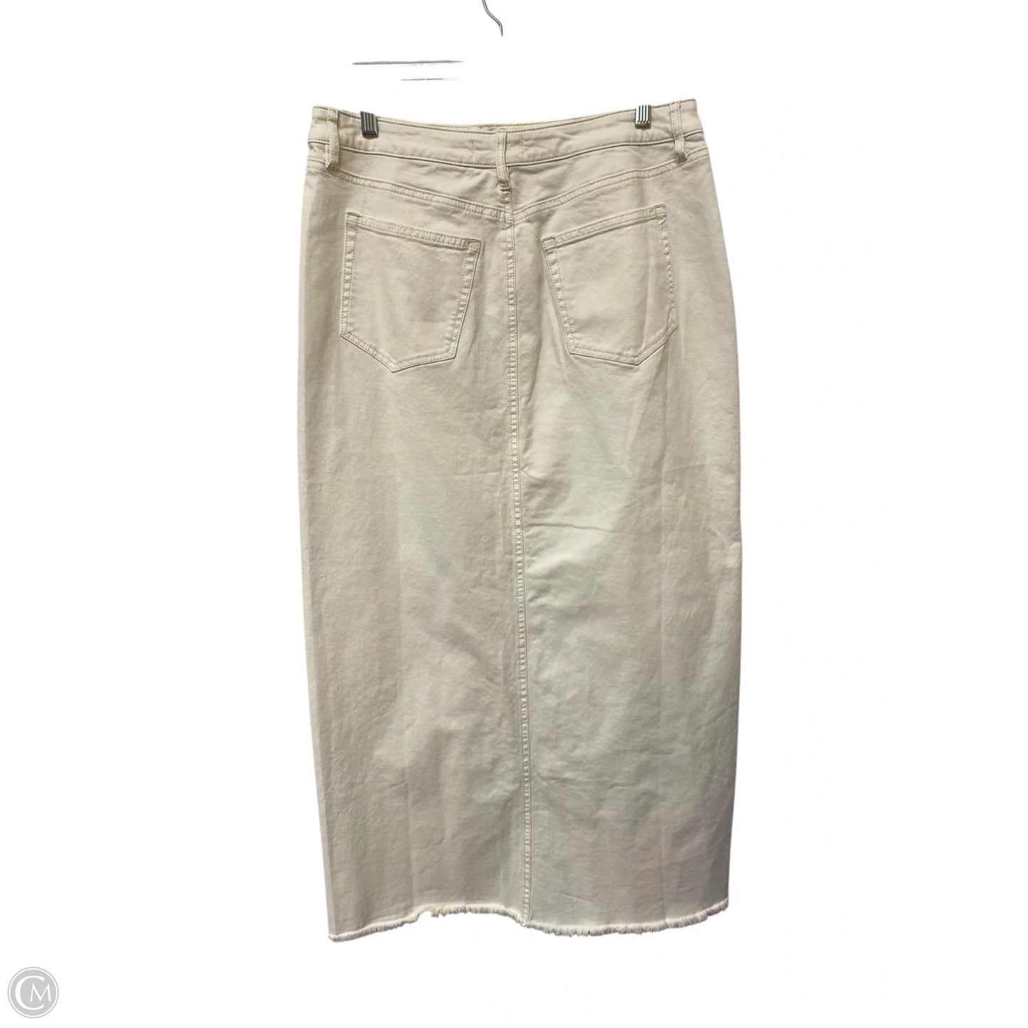 Skirt Maxi By Loft In Cream, Size: 8
