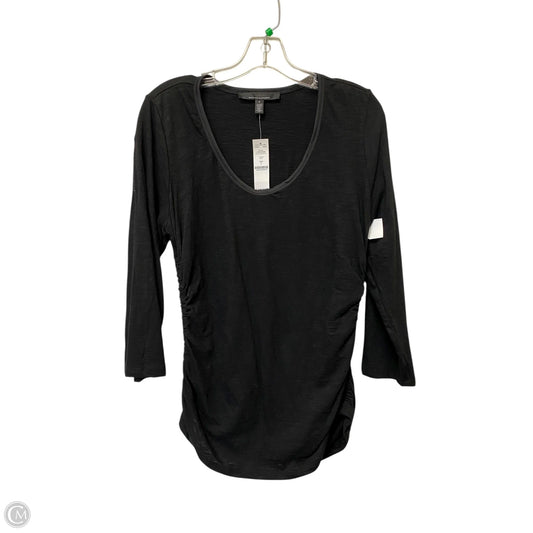Top Long Sleeve By White House Black Market In Black, Size: L