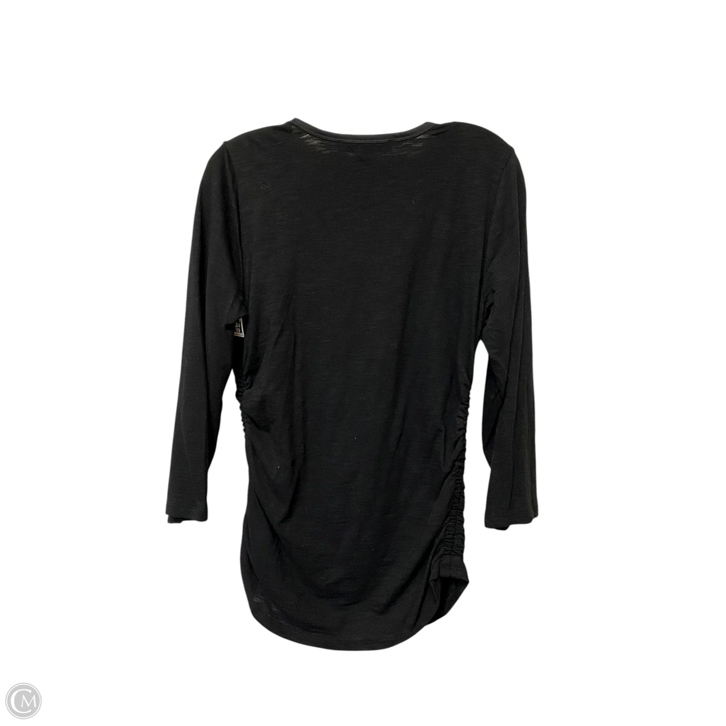 Top Long Sleeve By White House Black Market In Black, Size: L