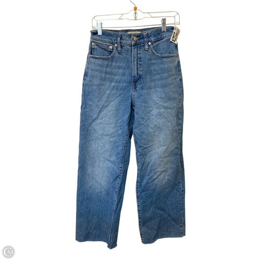 Jeans Wide Leg By Madewell In Blue Denim, Size: 4