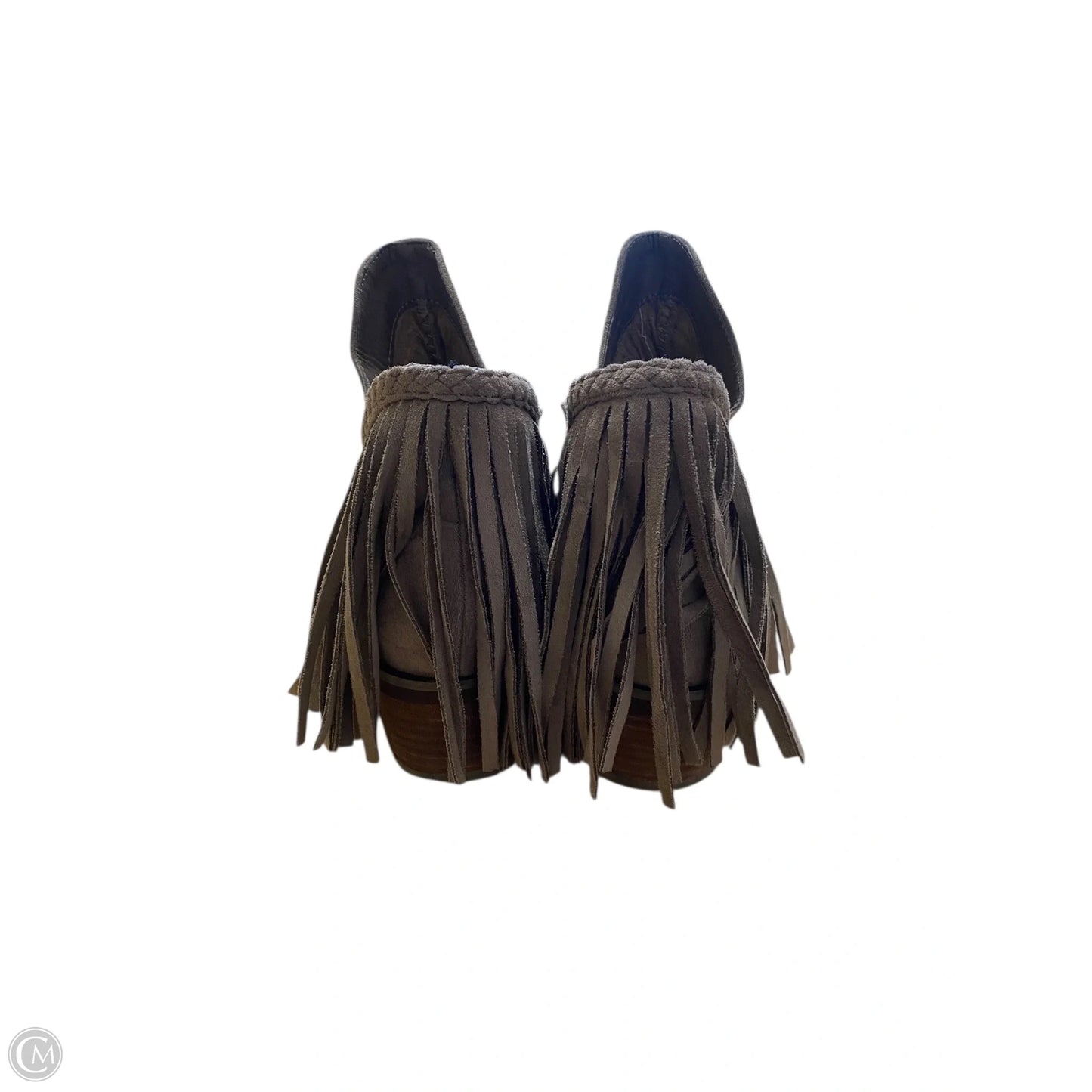 Boots Ankle Heels By Not Rated In Brown, Size: 8