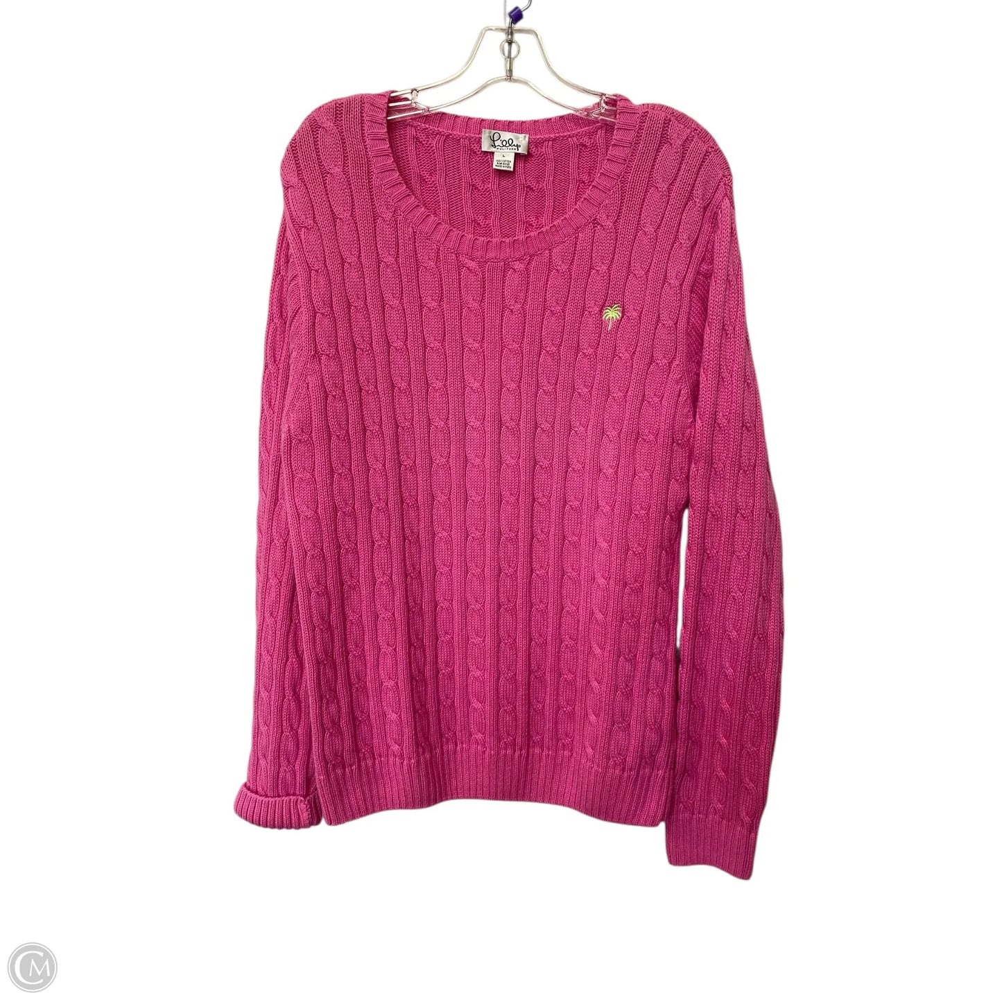 Sweater Designer By Lilly Pulitzer In Pink, Size: L