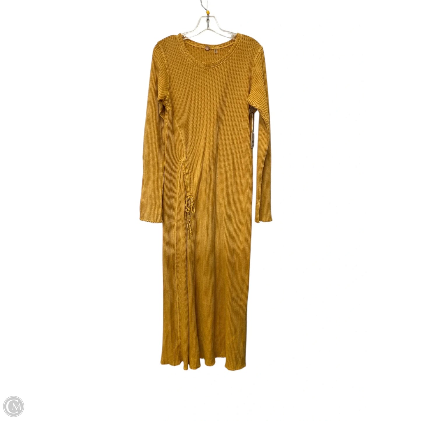 Dress Casual Maxi By Free People In Yellow, Size: L