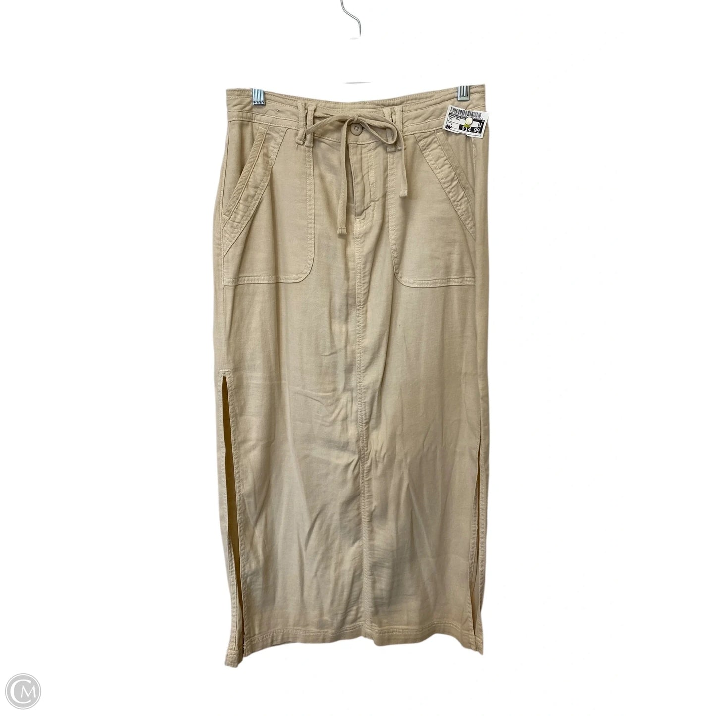 Skirt Maxi By American Eagle In Tan, Size: 2