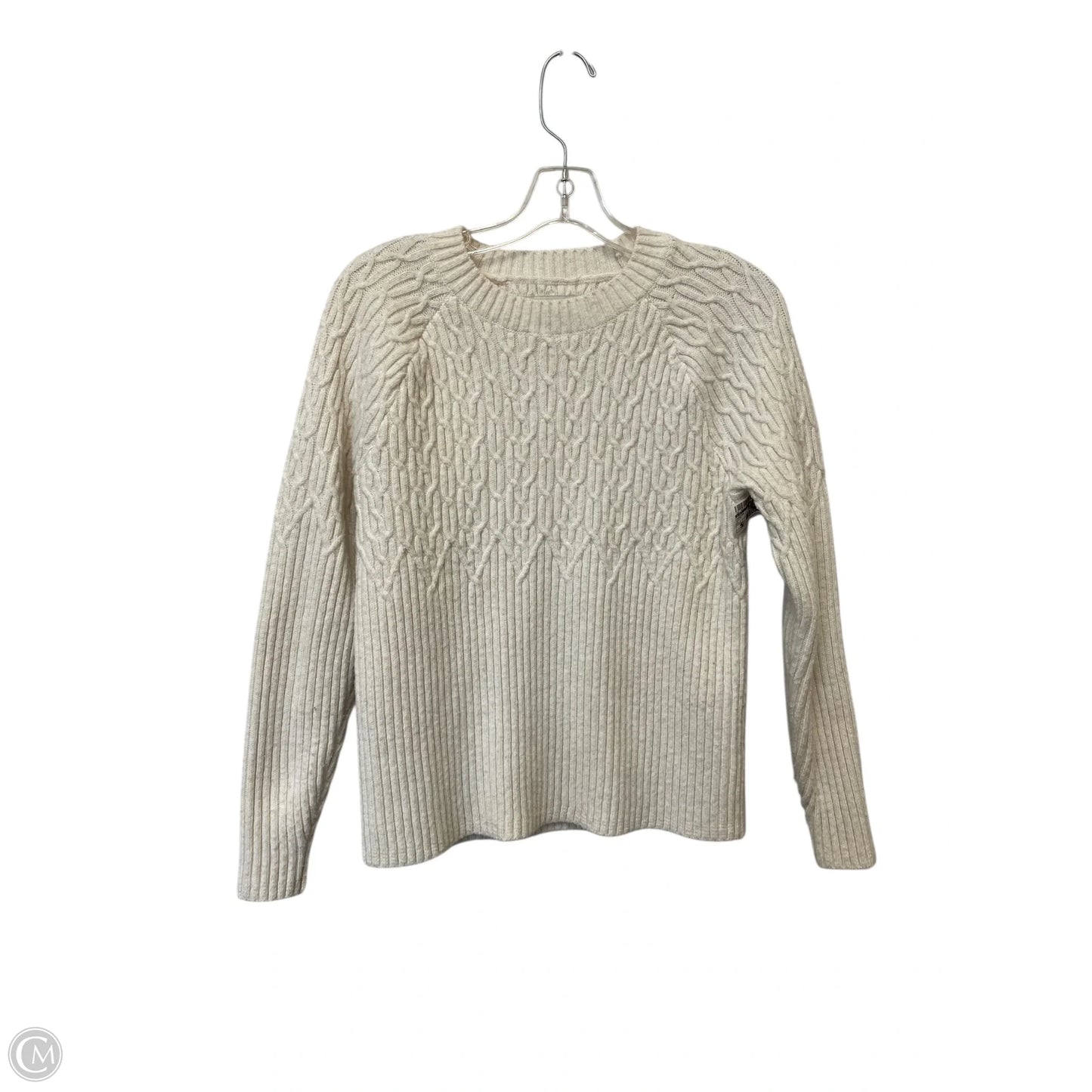 Sweater By Loft In White, Size: M