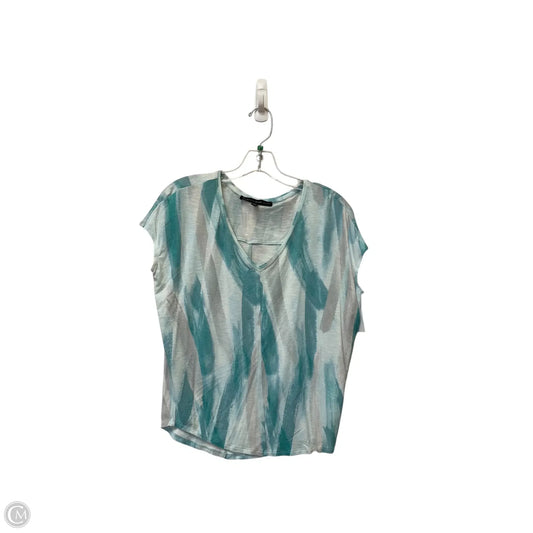 Top Short Sleeve By White House Black Market In Blue, Size: Xxs