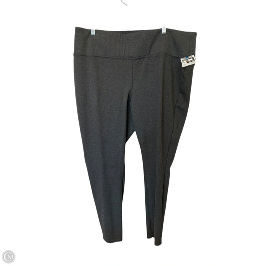 Pants Leggings By Investments In Grey, Size: 2x
