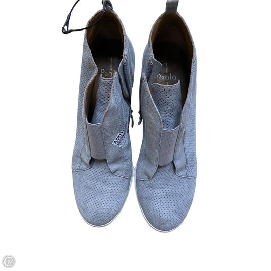 Shoes Sneakers Platform By Linea Paolo In Grey, Size: 9