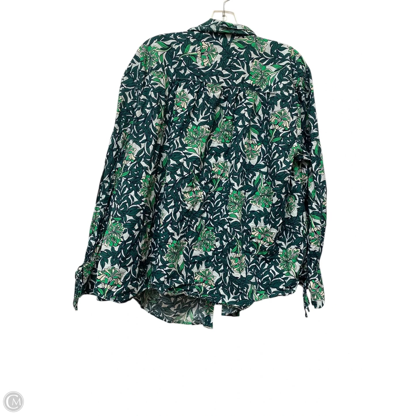 Top Long Sleeve By Lane Bryant In Green, Size: 18