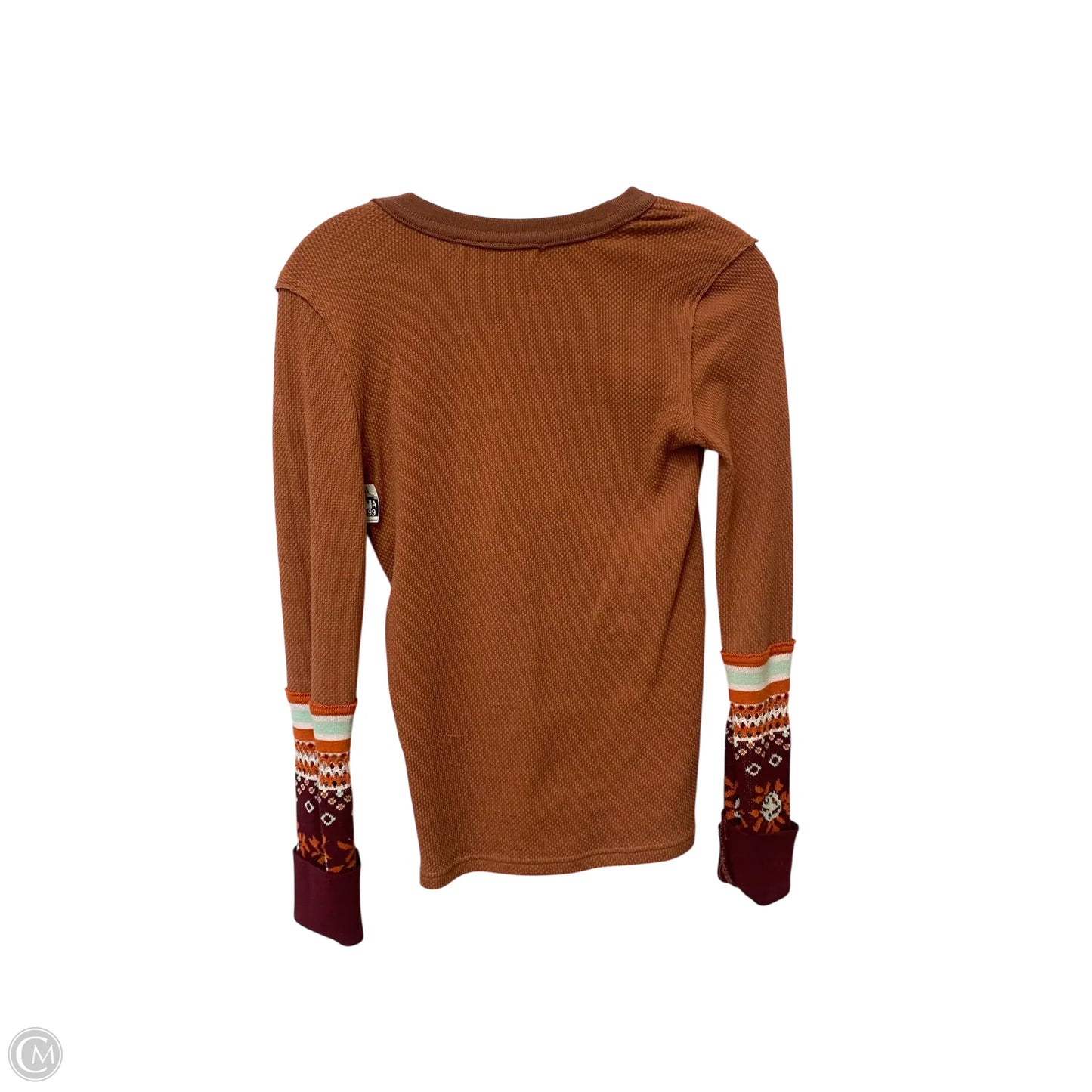 Top Long Sleeve By We The Free In Brown, Size: Xs