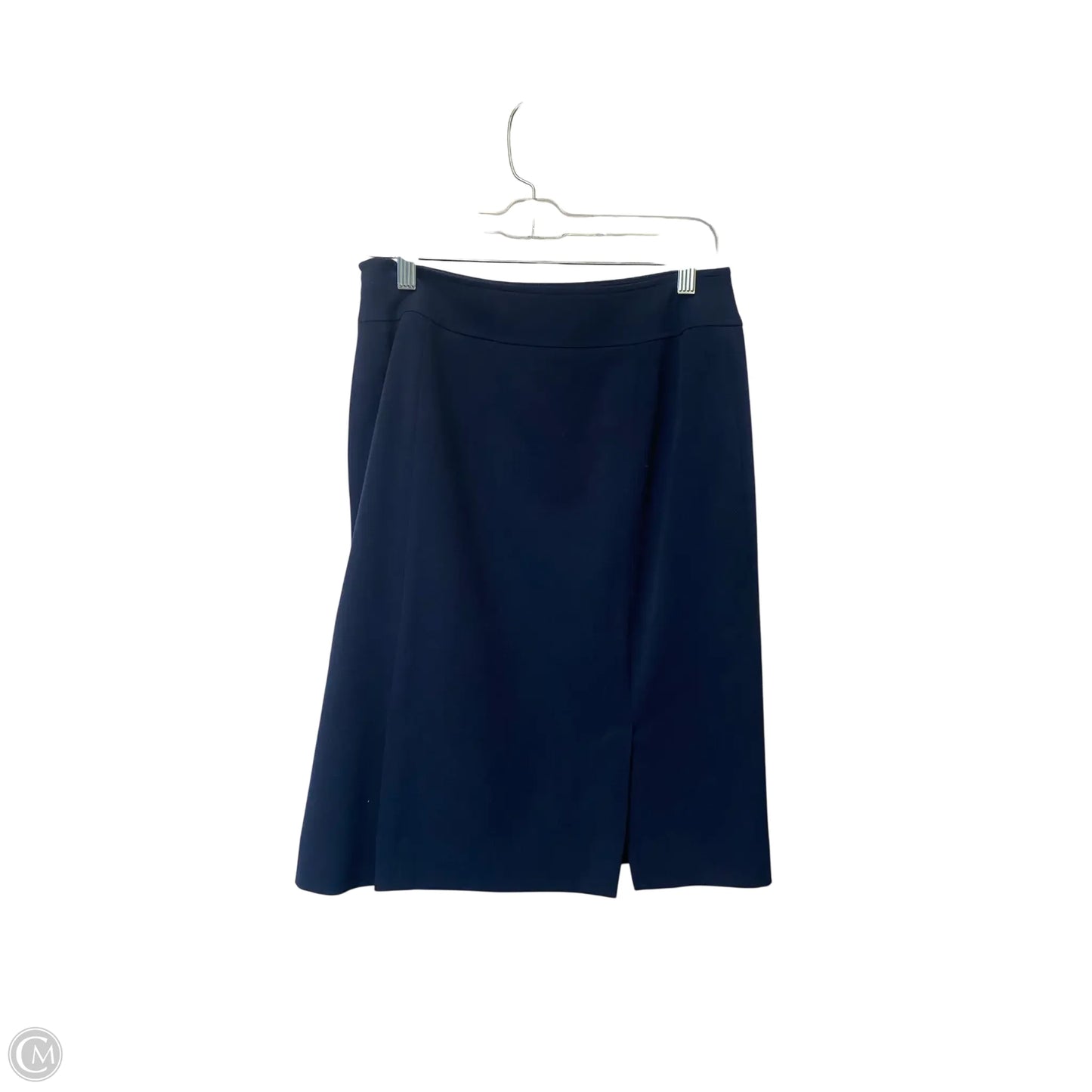 Skirt Midi By Tahari By Arthur Levine In Navy, Size: 4