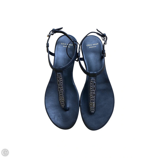 Sandals Flats By Cole-haan In Black, Size: 6.5