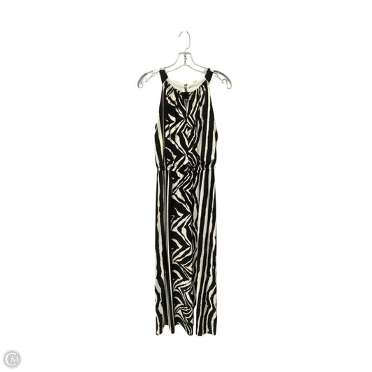 Dress Casual Maxi By Chicos In Black & White, Size: 0