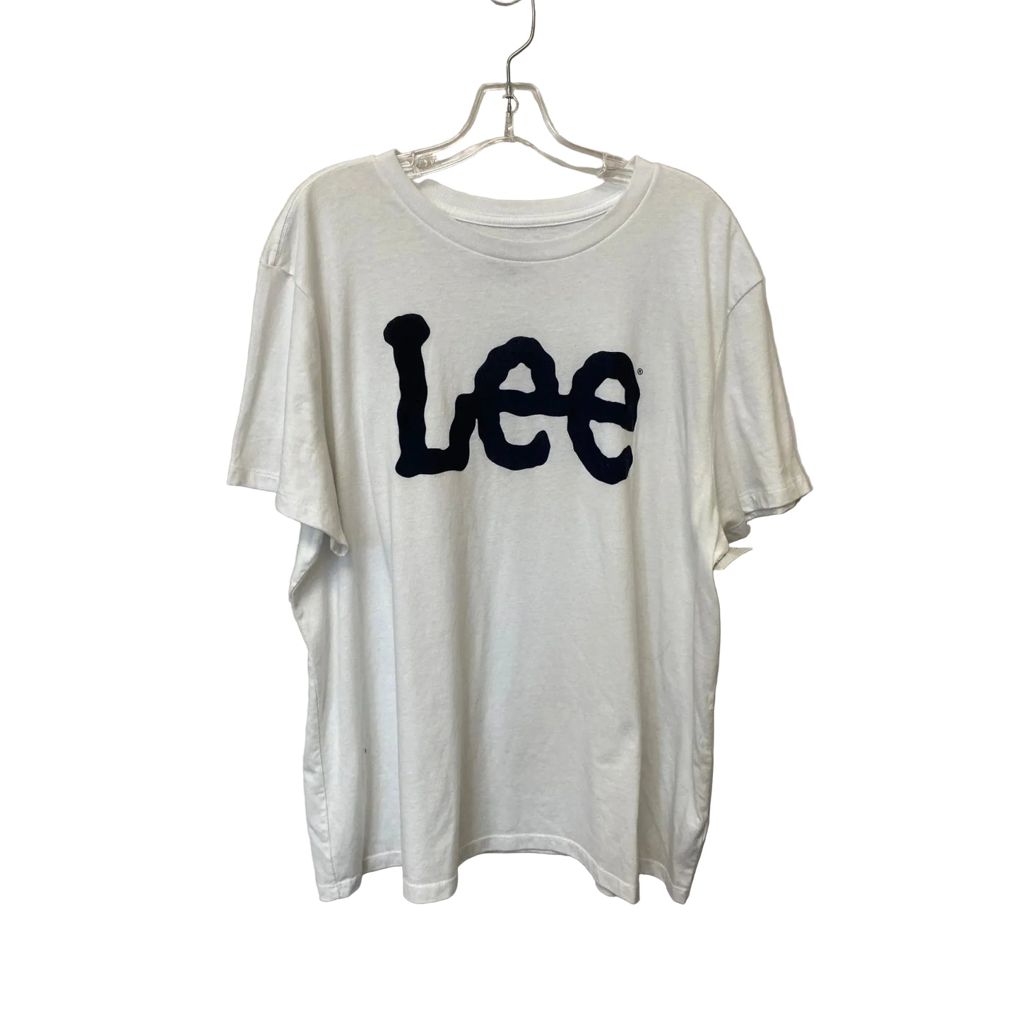 Top Short Sleeve Basic By Lee In White, Size: 3x